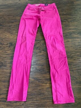 AG Adriano Goldschmied Women's Pink Pants Size 24R